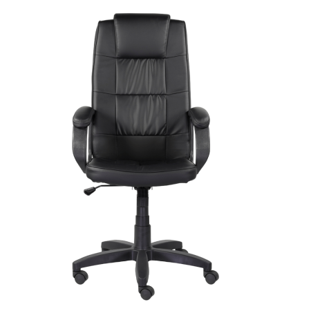 Кресло компьютерное UTFC Премьер В, пластик, экокожа S-0401, черный 