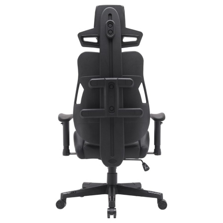 Игровое компьютерное кресло EVERPROF Serval Q, экокожа, пластик, черный