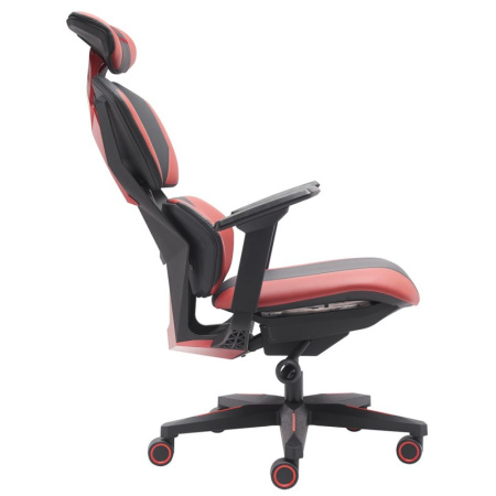 Игровое компьютерное кресло EVERPROF Tiger, экокожа, пластик, красный, черный