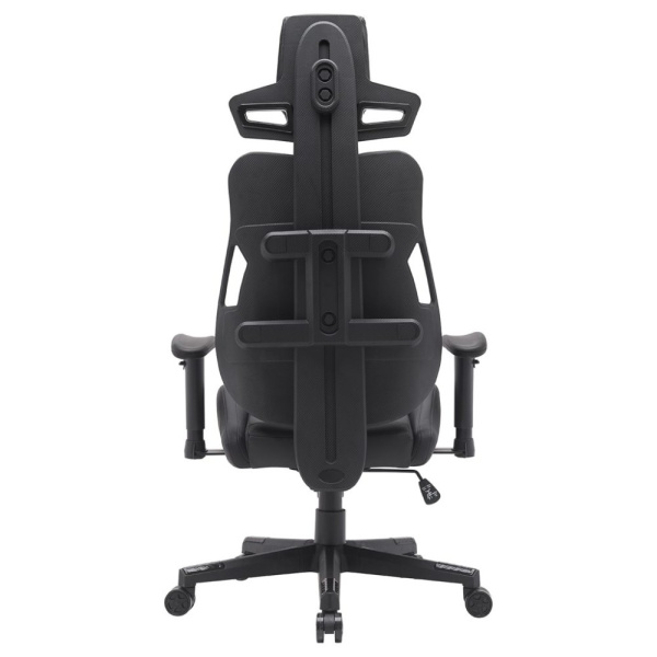 Игровое компьютерное кресло EVERPROF Serval Q, экокожа, пластик, черный Игровое компьютерное кресло EVERPROF Serval Q, экокожа, пластик, черный
