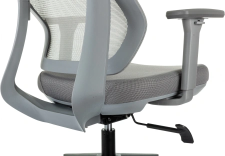 Кресло компьютерное Бюрократ MC-G411N-H, сетка/ткань, серый