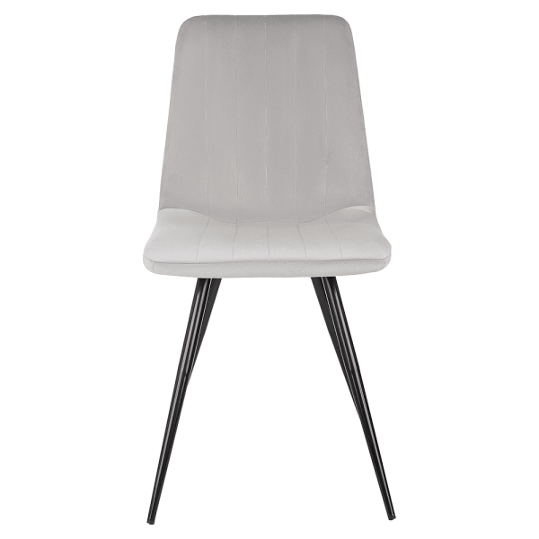 Стул Бюрократ "CH-K6_4", ткань, светло-серый, металл, комплект 4 штук