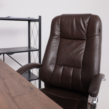 Кресло компьютерное AksHome KING A, темно-коричневый Кресло компьютерное AksHome KING A, темно-коричневый