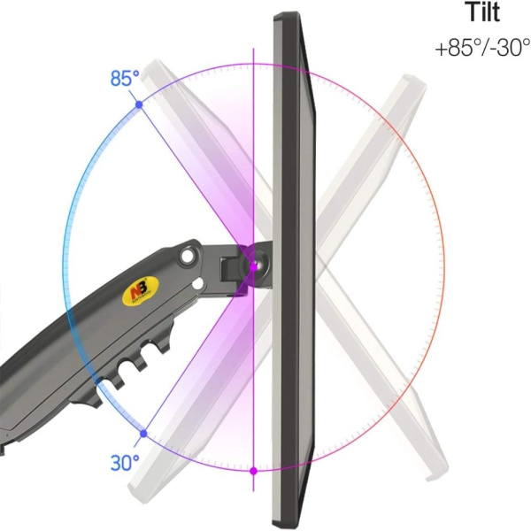 Кронштейн для монитора NB H100 (на один монитор), т.-серый
