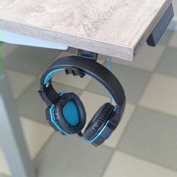 Держатель для наушников с подстаканником, черный