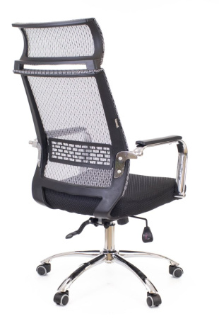 Кресло компьютерное EVERPROF Dart TM сетка, серый, крестов. хром