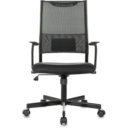 Компьютерное кресло Бюрократ CH Balance, сетка, ткань, черный, металл, черный