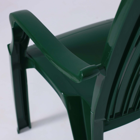 Кресло садовое №7 "Премиум-1 "2", пластик, темно-зеленый