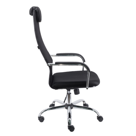 Кресло компьютерное EVERPROF EP-708, ткань, сетка, металл, черный