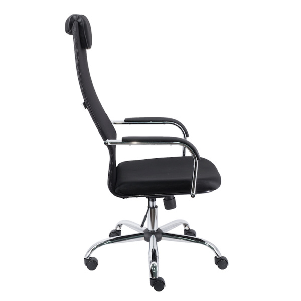 Кресло компьютерное EVERPROF EP-708, ткань, сетка, металл, черный Кресло компьютерное EVERPROF EP-708, ткань, сетка, металл, черный