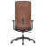 Кресло компьютерное SitZone CH-366A, натуральная кожа, алюминий, коричневый