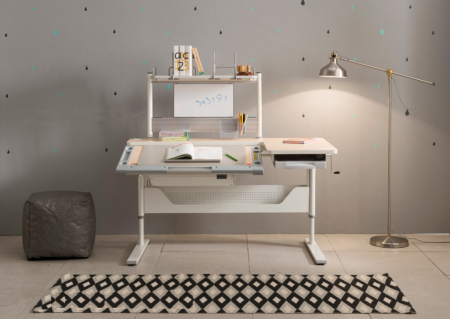 Полка Comf-Pro MINI SMART задняя, 840х620х240 мм, дуб белый, c доской белой