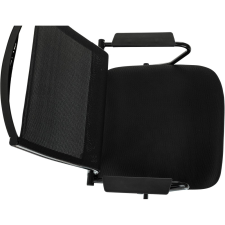 Компьютерное кресло Бюрократ CH Balance, сетка, ткань, черный, металл, черный