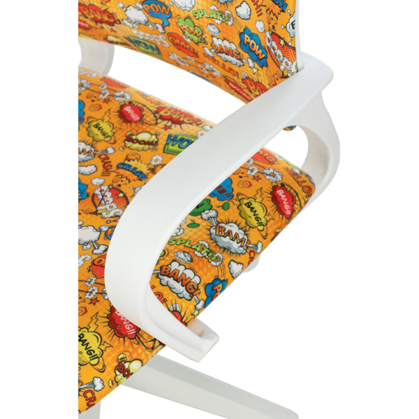 Детское компьютерное кресло Бюрократ BUROKIDS 1 W, оранжевый бэнг