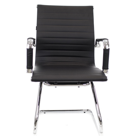 Кресло для посетителей Everprof Leo CF, черный