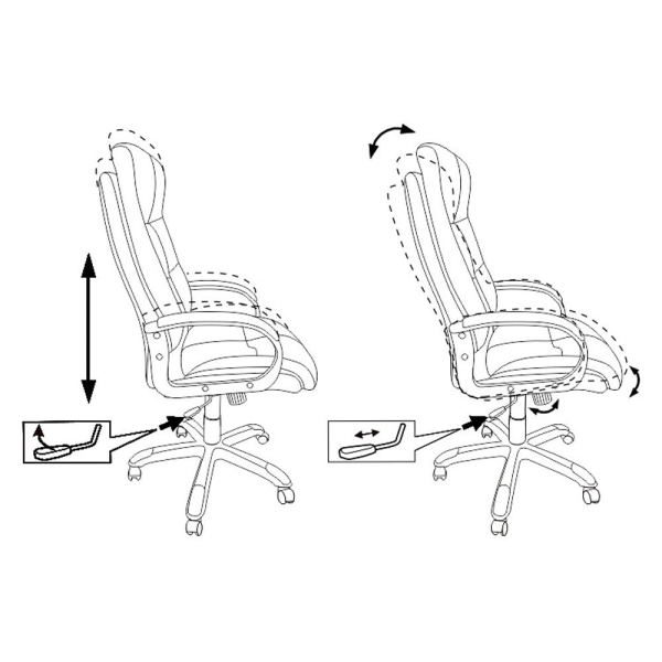 Кресло компьютерное Бюрократ CH-824 Light-28, серо-голубой Кресло компьютерное Бюрократ CH-824 Light-28, серо-голубой