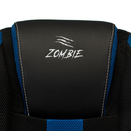 Игровое компьютерное кресло Zombie 9, черный/синий Игровое компьютерное кресло Zombie 9, черный/синий
