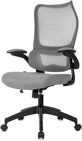 Кресло компьютерное Бюрократ Sigma 1 сетка, ткань, серый
