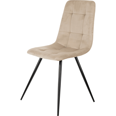 Стул Бюрократ "CH-K1_4", ткань, бежевый, металл, комплект 4 штуки