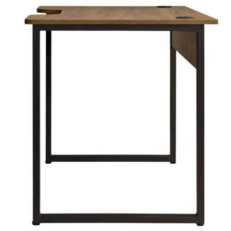 Стол компьютерный игровой Millwood Лофт Гонконг (ДТ-3), 1200x700 мм, дуб табачный крафт, черный