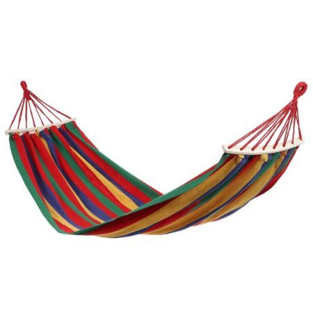 Гамак BLITZ 200х150см, полиэстер, красный, жёлтый, синий, зелёный