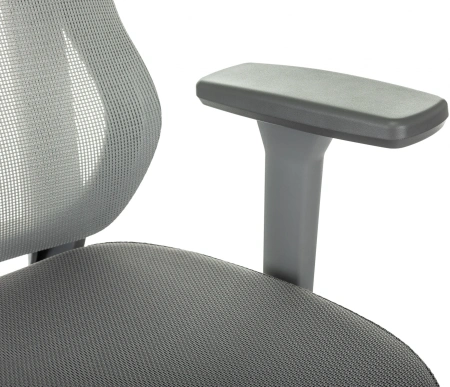 Кресло компьютерное Бюрократ MC-G411N-H, сетка/ткань, серый