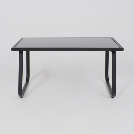 Комплект мебели садовой AksHome VERANDA (кресло 2шт, диван 1шт, стол 1шт), черный