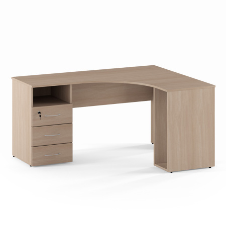Стол компьютерный угловой Фабрика Славянская Столица С-086/1, дуб сонома