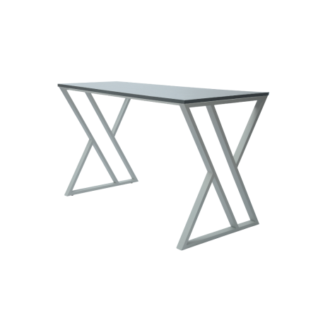 Стол письменный ALLERD GEON, белый муар, Металл Бруклин