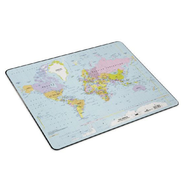 Бювар Durable Карта мира, 53x40 см, разноцветный