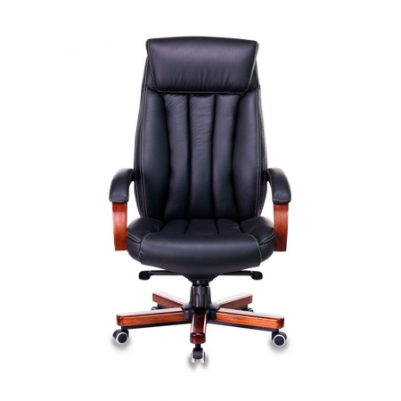 Кресло компьютерное Бюрократ T-9922WALNUT/Black, черный