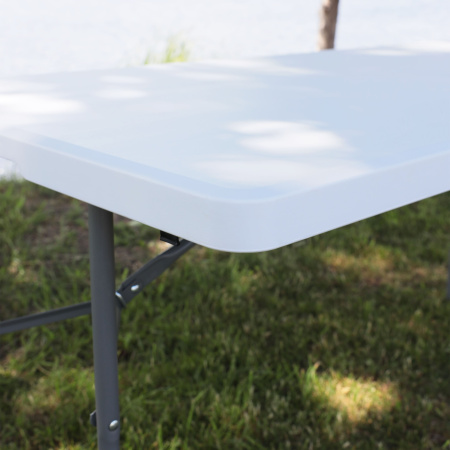 Стол складной 1520х760х740 мм, пластик, белый