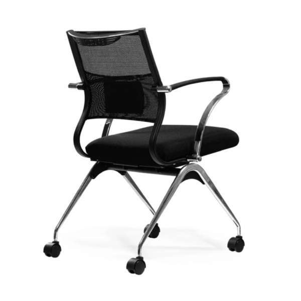 Кресло компьютерное ErgoLife Sit Air M4-290K, ткань, сетка, черный