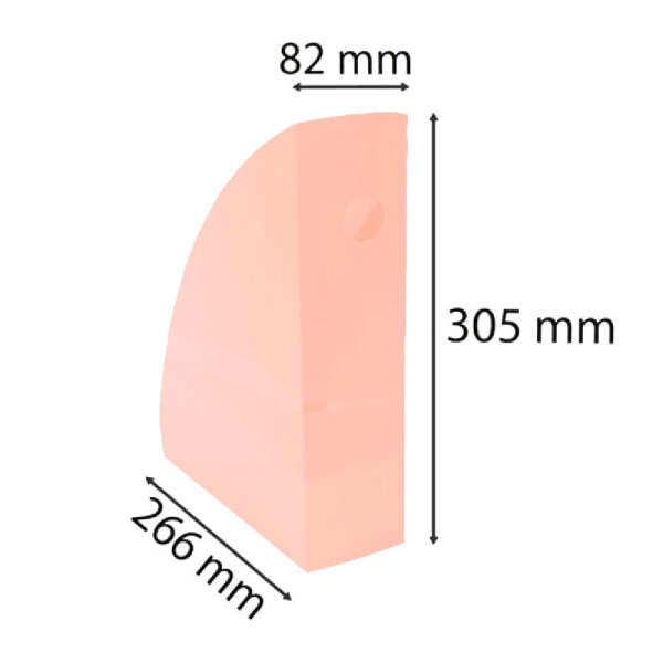 Модуль вертикальный Exacompta Aquarel, коралловый