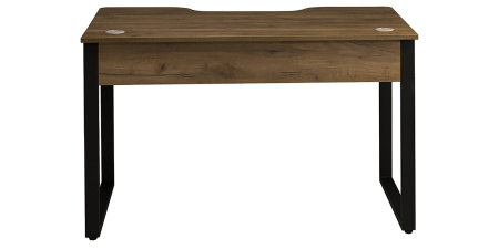 Стол компьютерный геймерский Лофт Гонконг, черный, табачный крафт Стол компьютерный геймерский Лофт Гонконг, черный, табачный крафт