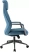 Кресло компьютерное EVERPROF Shanghai, ткань, синий, металл, корпус черный
