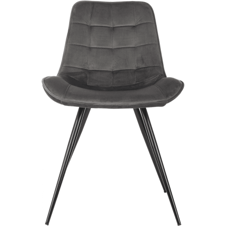 Стул Бюрократ "CH-K2_2", ткань, темно-серый, металл, комплект 2 штуки