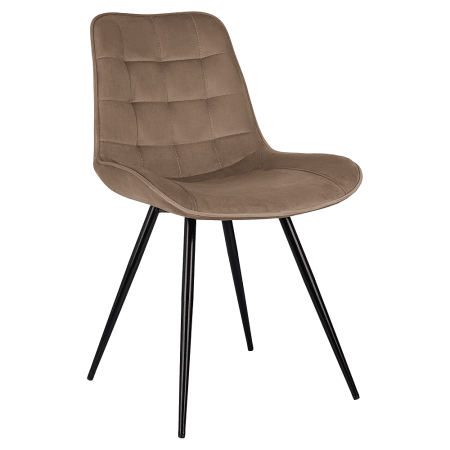 Стул Бюрократ "CH-K2_4", ткань, светло-коричневый, металл, комплект 4 штуки