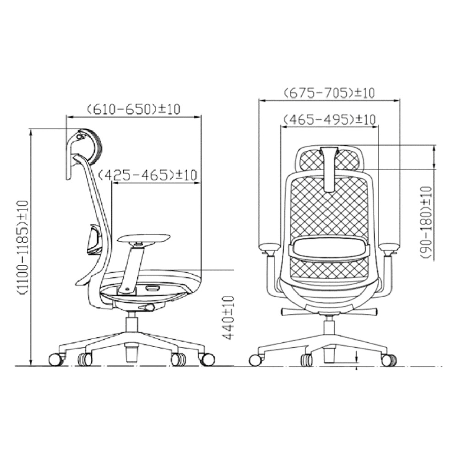 Кресло компьютерное SitZone CH-531A-BS, ткань, пластик, белый, -30% 