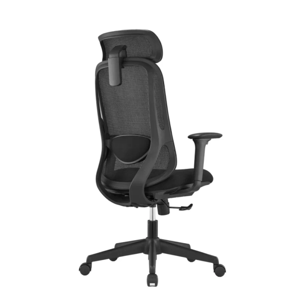 Кресло компьютерное SitZone U-090A, сетка, ткань, пластик, черный, -30%