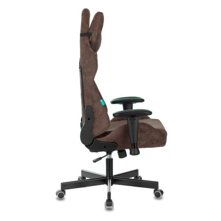 Игровое компьютерное кресло VIKING KNIGHT Fabric Light-10, темно-коричневый
