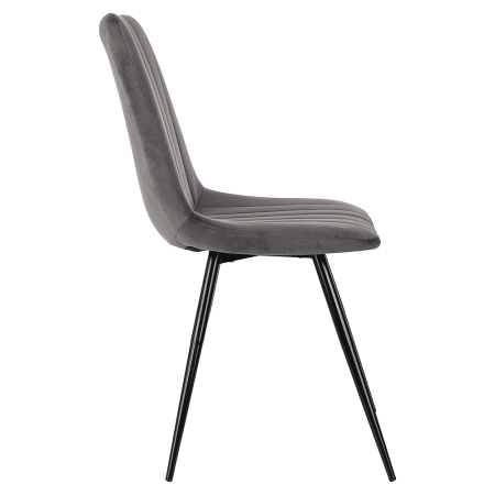 Стул Бюрократ "CH-K6_4", ткань, темно-бежевый, металл, комплект 4шт