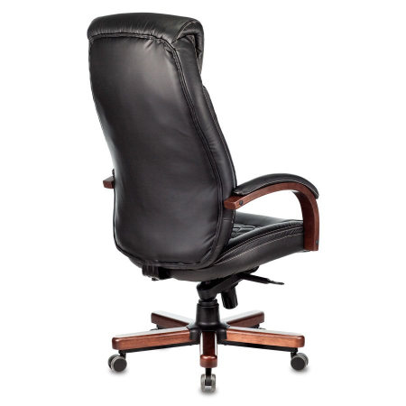 Кресло компьютерное Бюрократ T-9924WALNUT, черный Кресло компьютерное Бюрократ T-9924WALNUT, черный