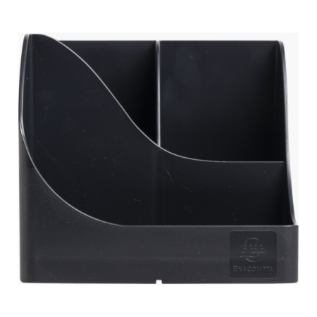 Подставка для ручек Neo Deco, пластик, 5 делений, черный