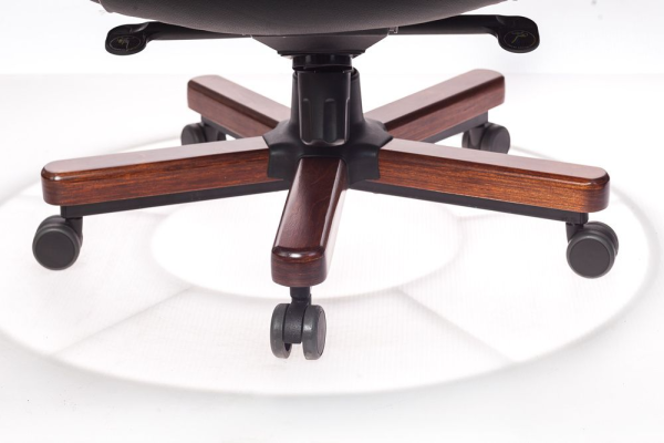 Кресло компьютерное Бюрократ T-9923WALNUT/Black, черный Кресло компьютерное Бюрократ T-9923WALNUT/Black, черный