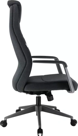 Кресло компьютерное EVERPROF Singapure, ткань, темно-серый, металл, корпус черный
