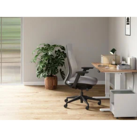 Кресло компьютерное SitZone E-VL002B, сетка, ткань, пластик, черный