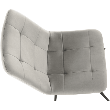 Стул Бюрократ "CH-K1_4", ткань, светло-серый, металл, комплект 4 штуки