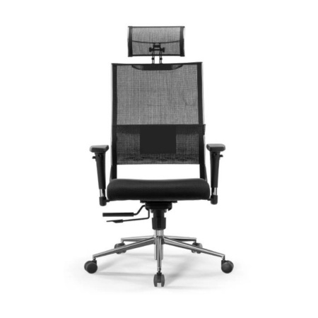 Кресло компьютерное ErgoLife SynchroSit Air-180 B2-311D, ткань, сетка, черный