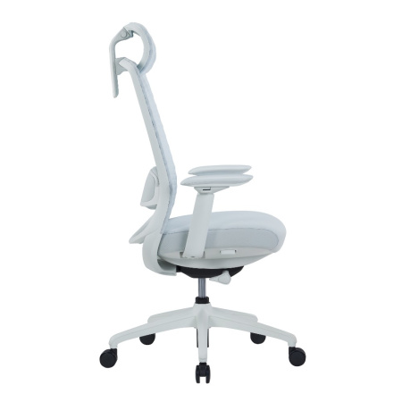 Кресло эргономичное SitZone CH-531A, ткань, пластик, белый
